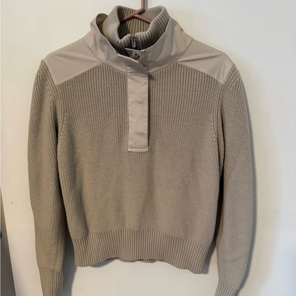 Athleta Hanover Hybrid 1/2 Zip Sweater